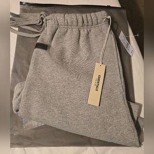 Fear of God Essentials Classic Sweatshort in Dark Oatmeal